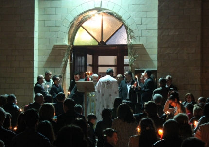 Пасха в церкви Айи Анагири в Като Пафосе